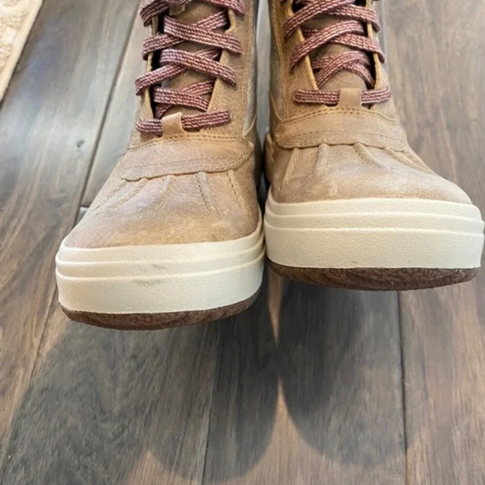 Merrell Tan Haven Mid Lace Up Polar Waterproof Boot - Size 7 - EUC